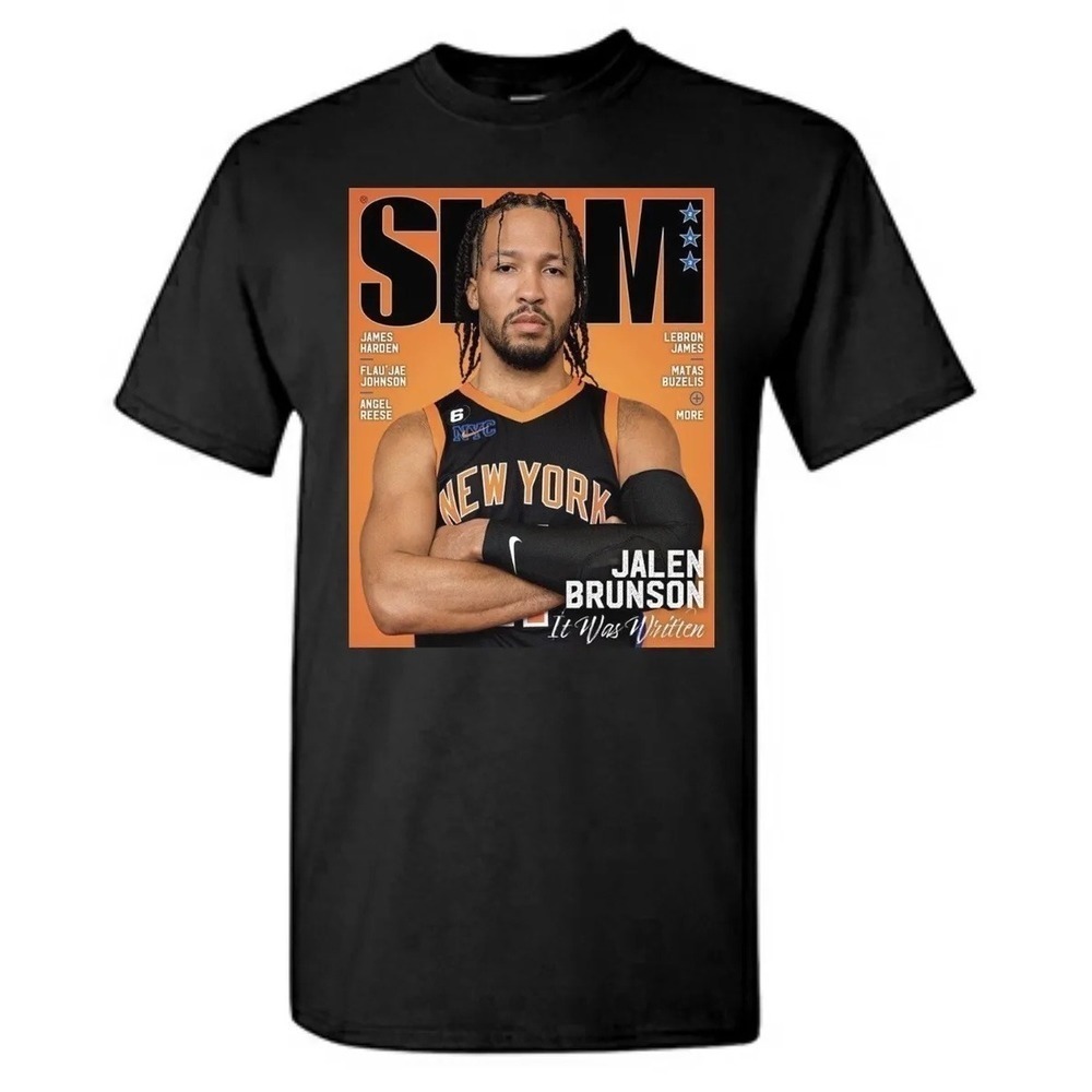 Jalen Brunson Knicks Slam Magazine Tshirt